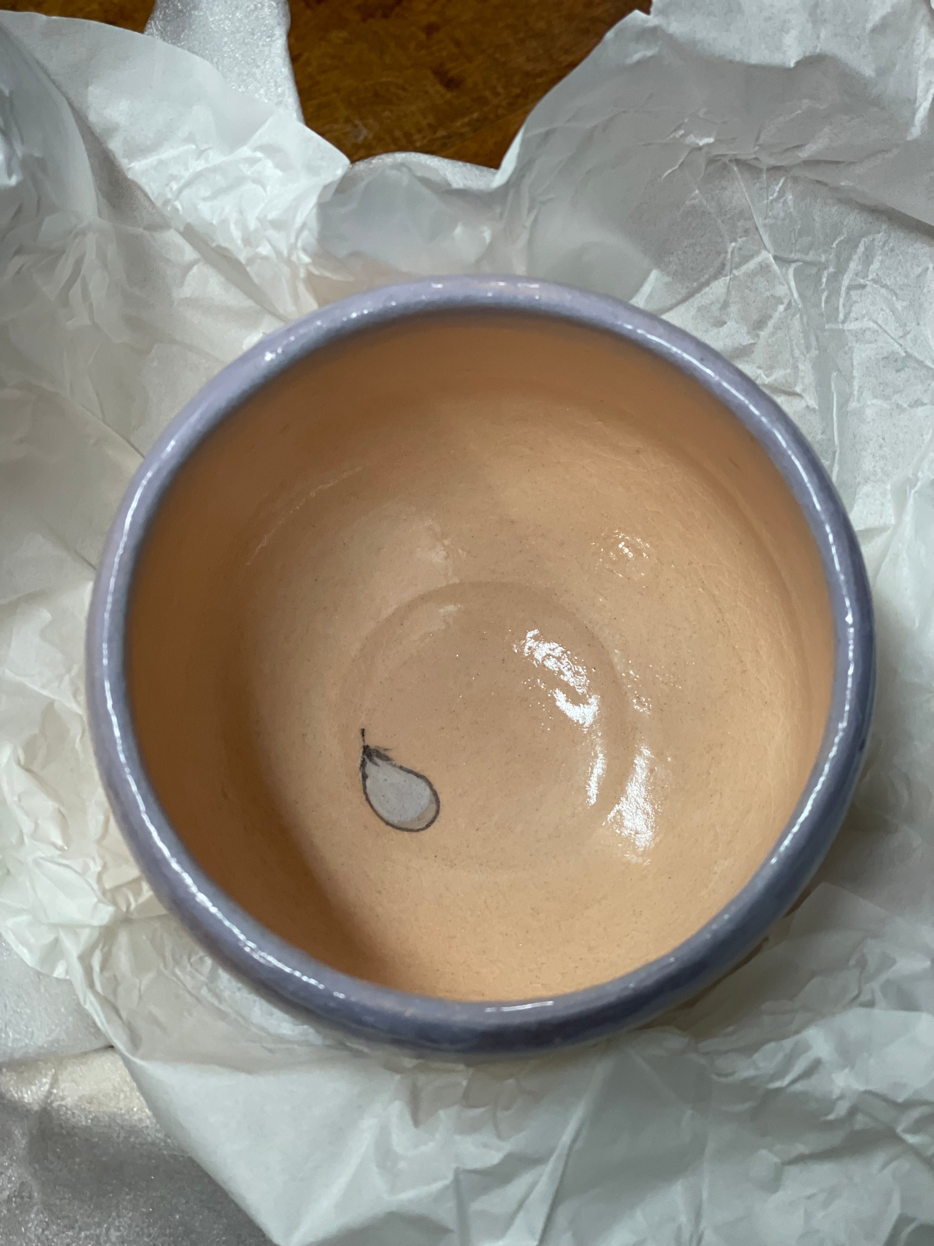 Raku- Mount Fuji Pink