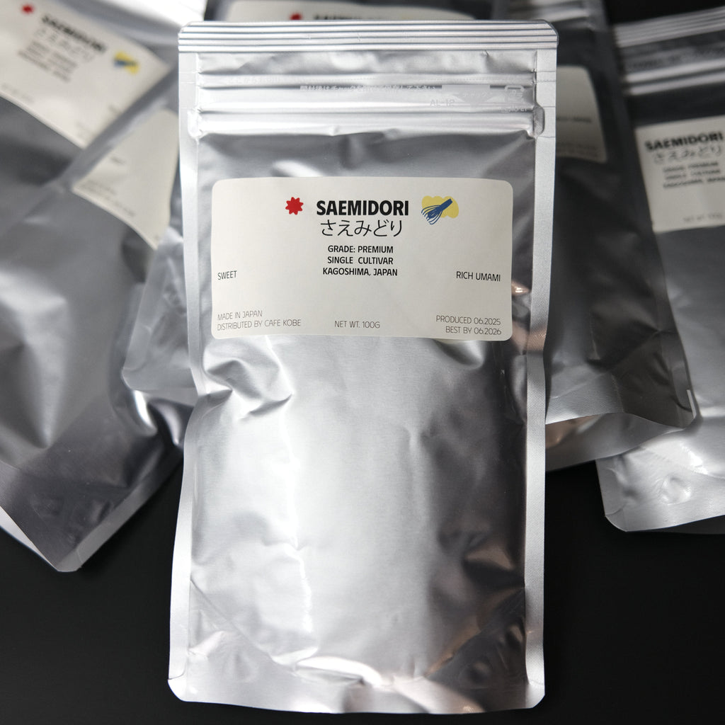 Cafe Kobe - Saemidori Single Cultivar | First Flush | Premium Ceremonial Grade 100g bag (2026/08)