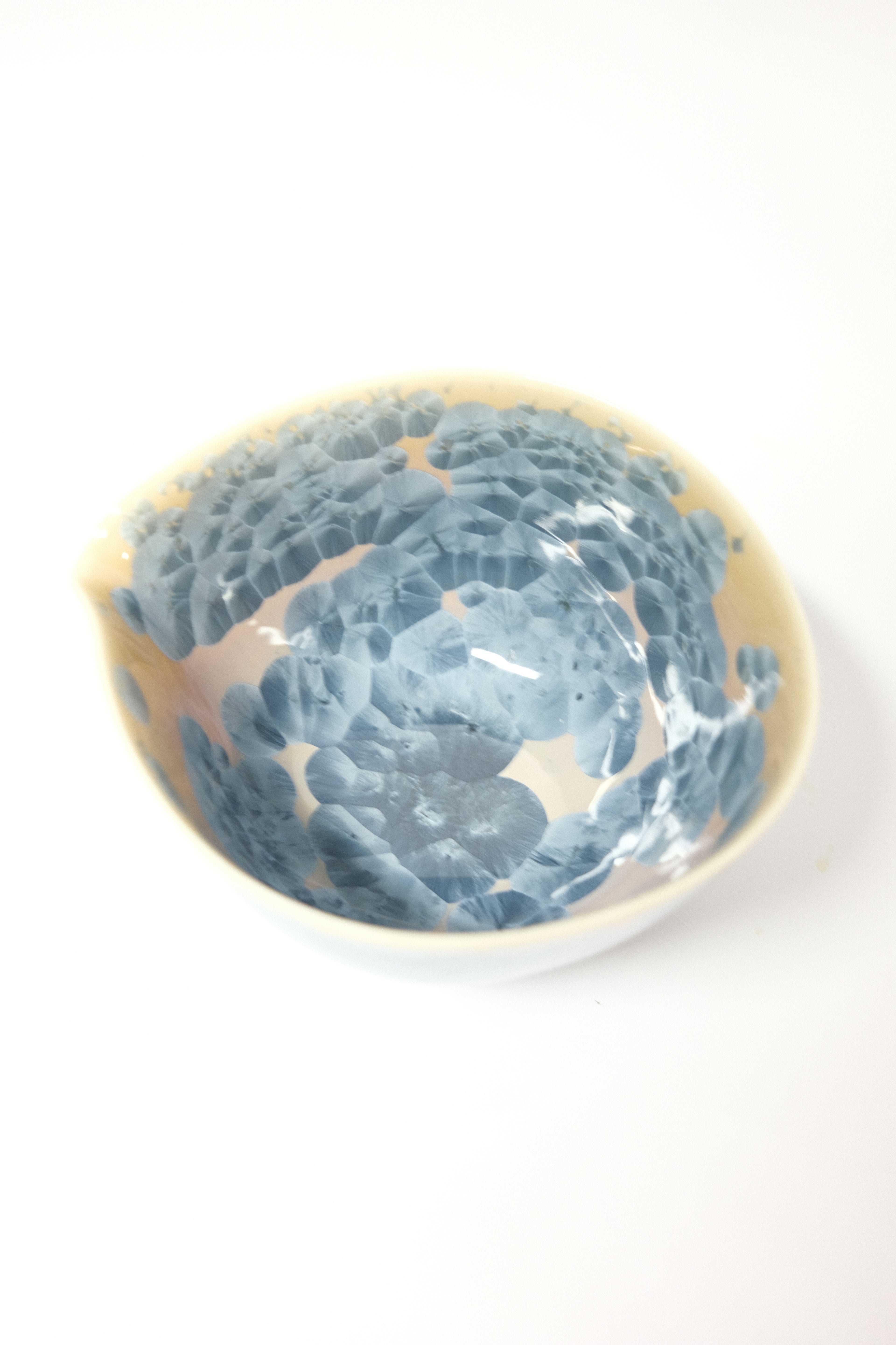 Chawan Kiwakoto by Toun K - Kyo & Kiyomizu Ware | Katakuchi - Dark Blue