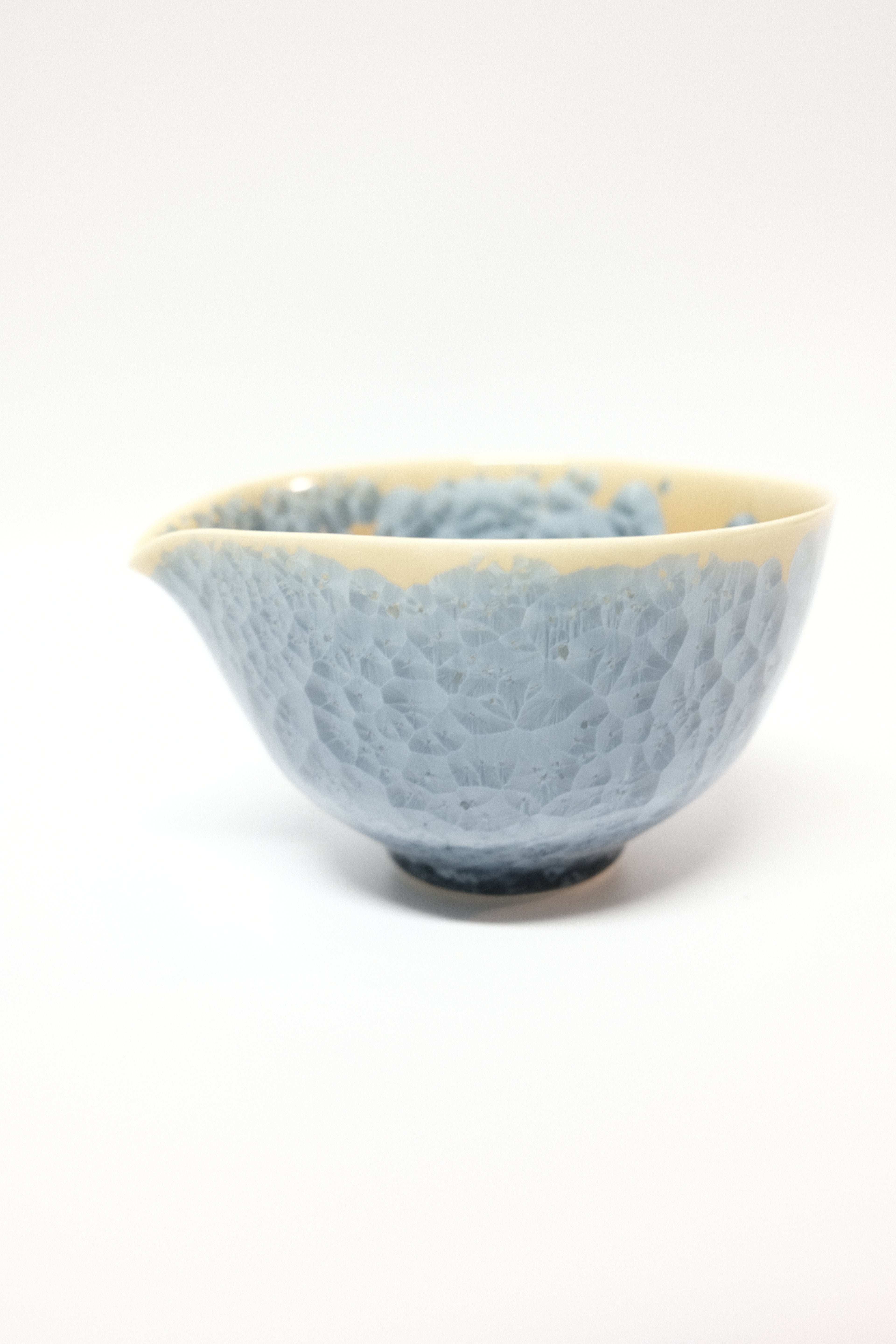 Chawan Kiwakoto by Toun K - Kyo & Kiyomizu Ware | Katakuchi - Dark Blue