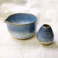 Chawan and Chasentate Set - Aoi Umi