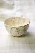 Chawan Kyoyaki ware - USED (Vintage) - Willow white flowers