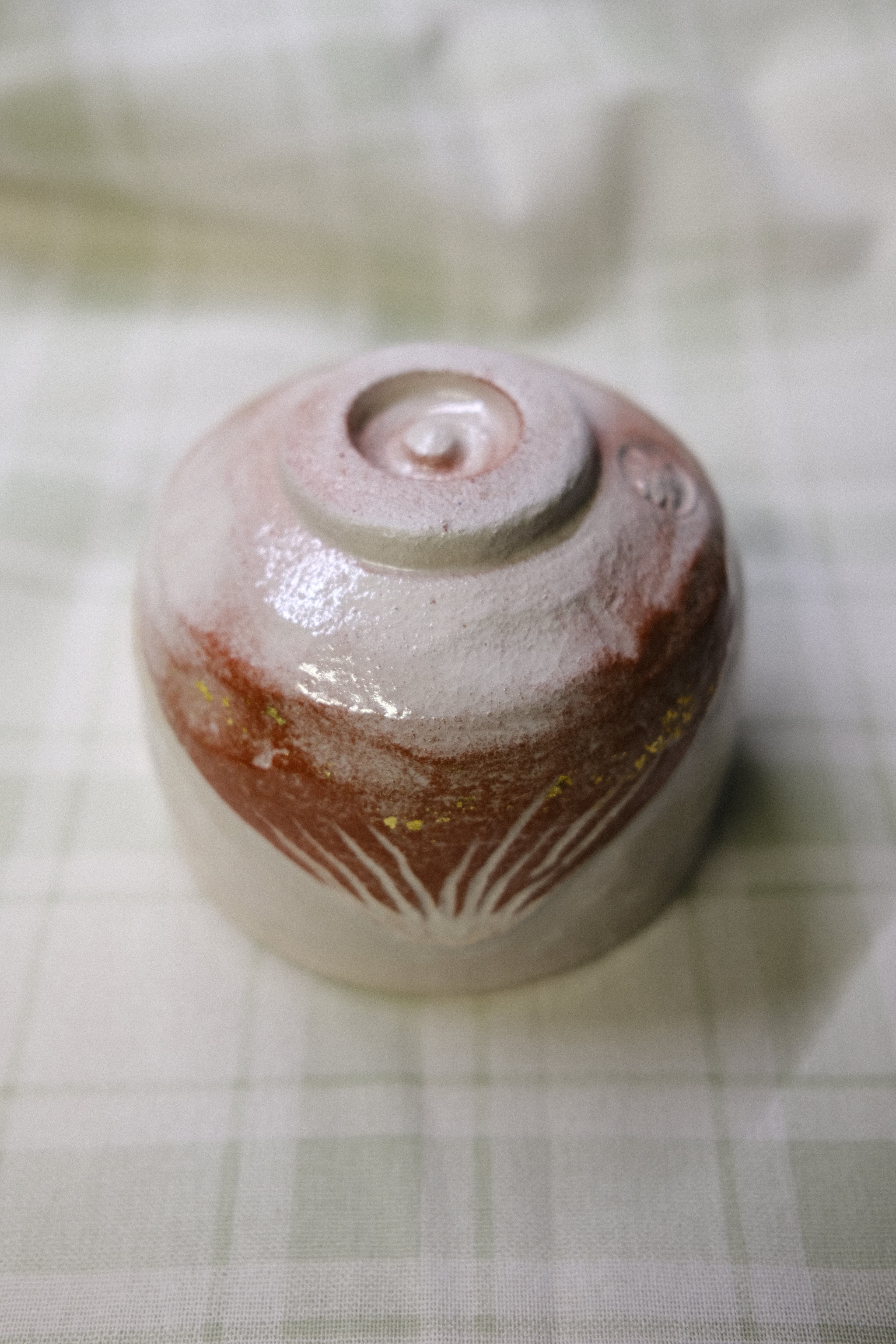 Raku- Mount Fuji White
