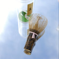 Shin Chasen  - Dark Bamboo 100 prongs (Pink Thread)