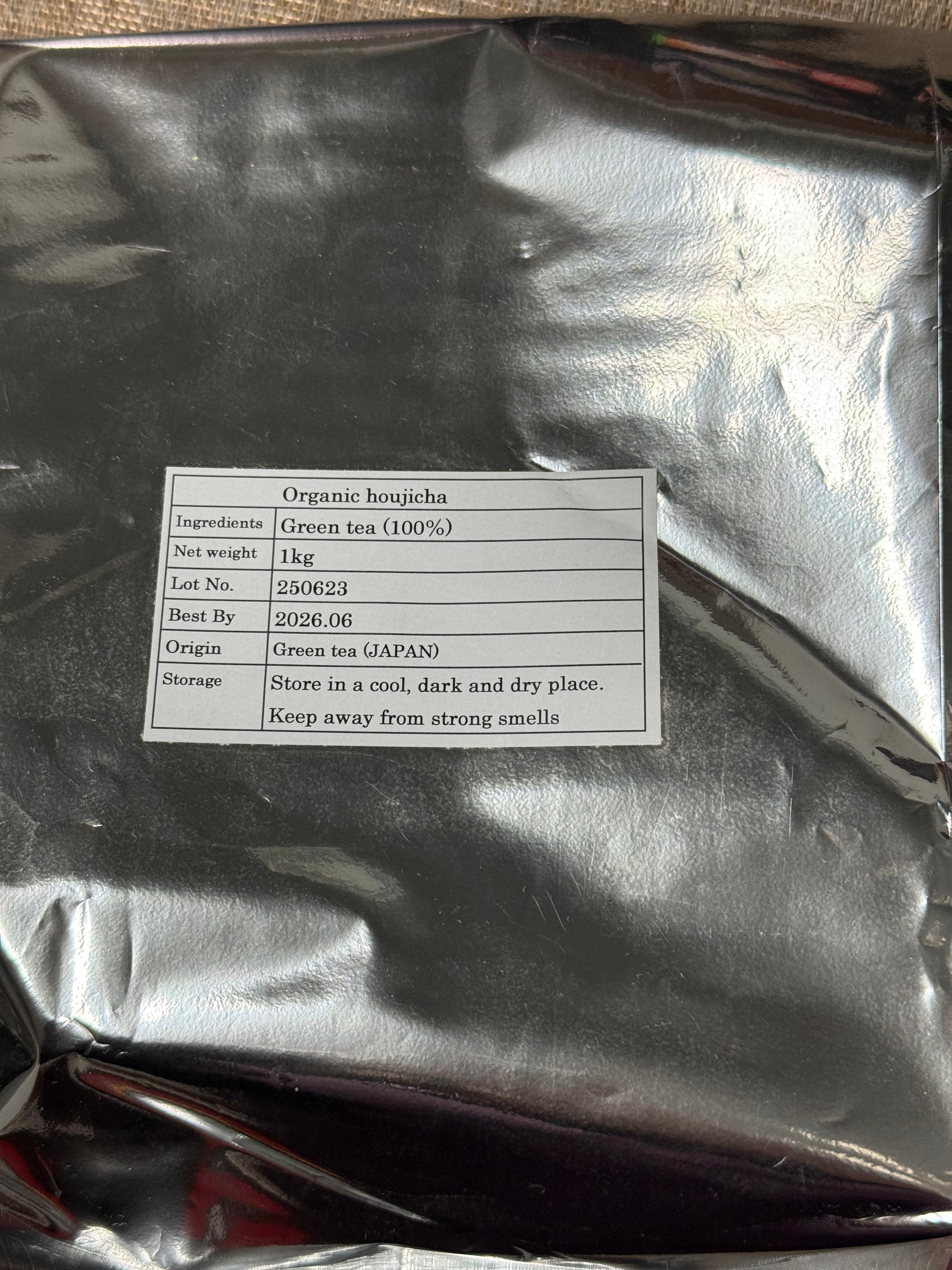 Kobe's Organic Premium Hojicha - 1kg | Vendor Order
