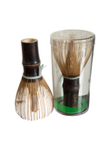 Shin Chasen  - Dark Bamboo 100 prongs (Strawberry Matcha Thread 3 layers) | CafeKobe Matcha