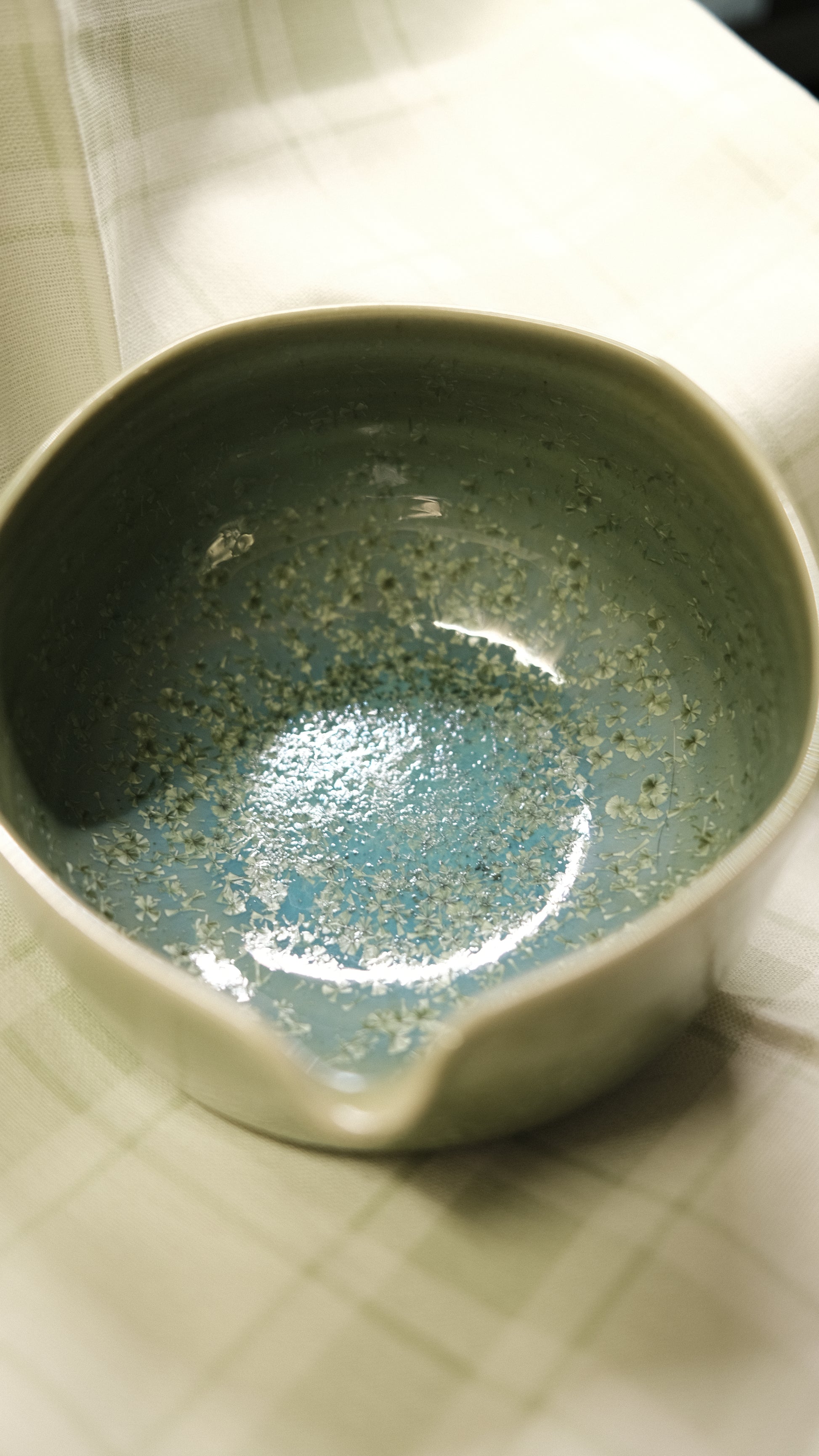 Chawan - Celadon-Blue Crystalline