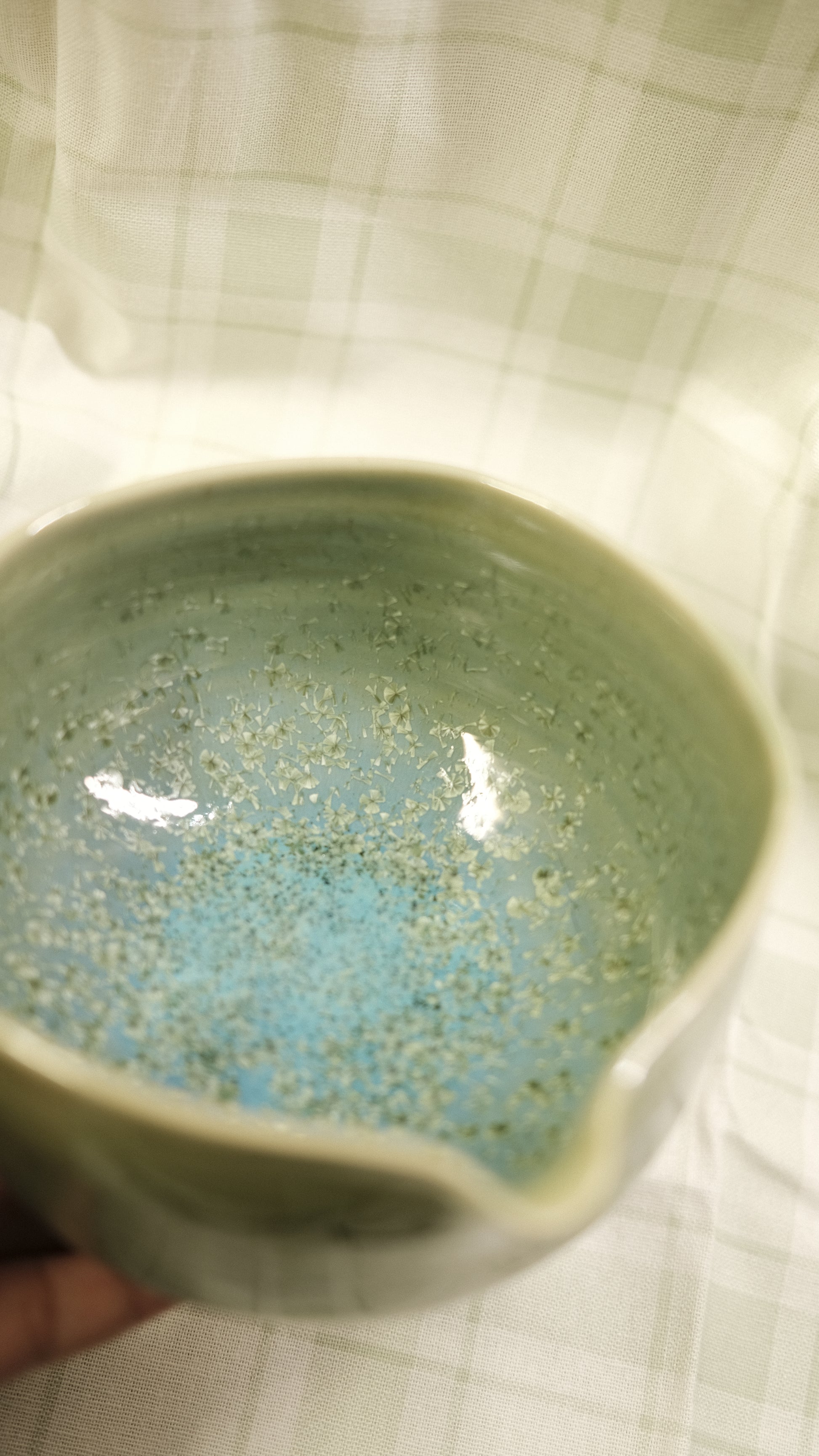 Chawan - Celadon-Blue Crystalline