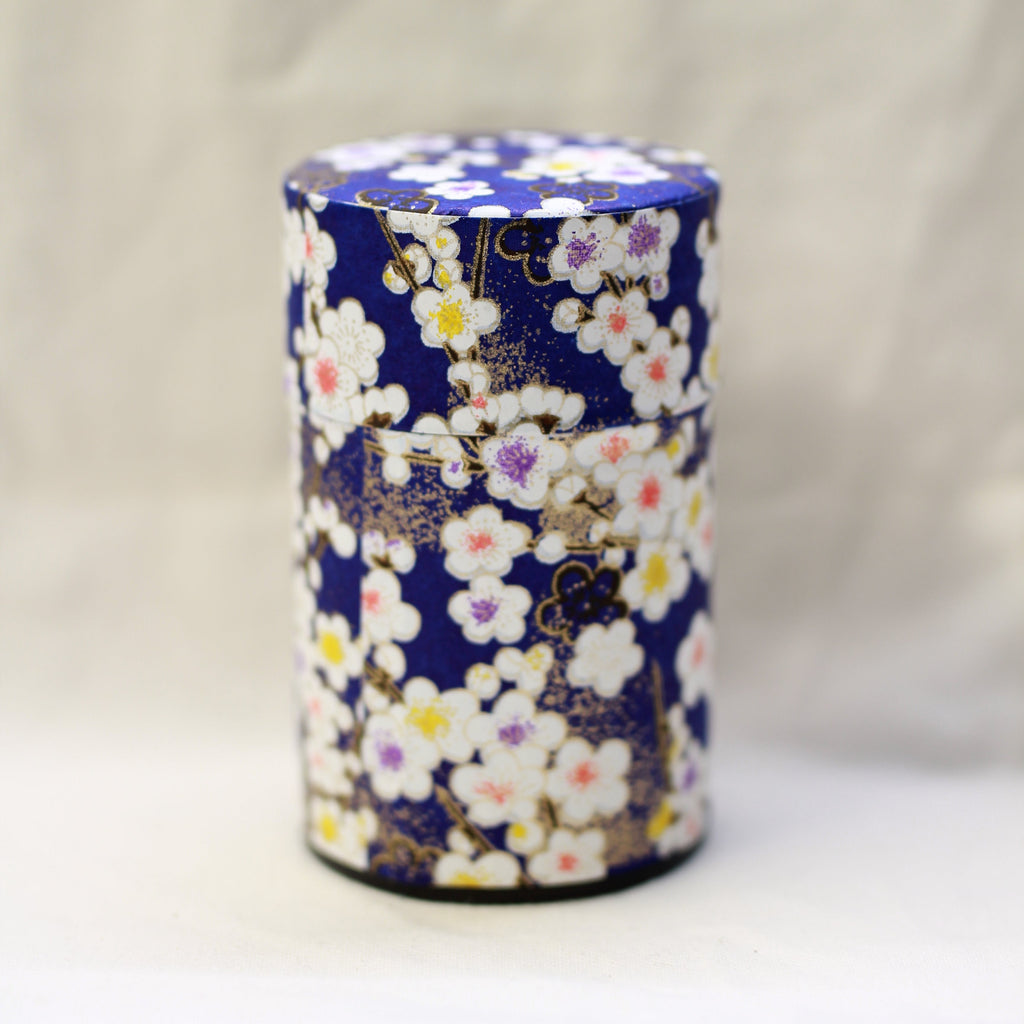 VARIED Washi Paper Metal Tea Caddy