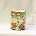 VARIED Washi Paper Metal Tea Caddy